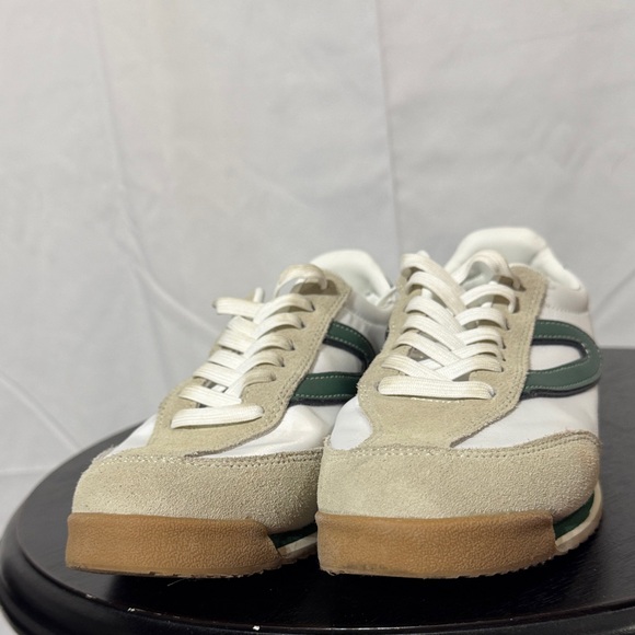 Tretorn White and Green Women's Sneakers - Picture 3 of 8